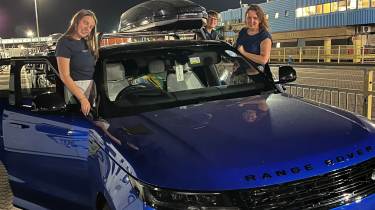 Range Rover Sport long-term - family on the car